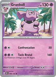 Granbull 088/230 Pokémon Flammes Obsidiennes (EV03)