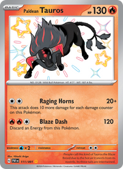 Tauros de Paldea 111/245 — Pokémon Destinées de Paldea (EV4.5)