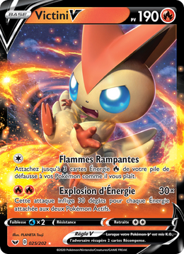 Victini V 25/216 Pokémon Épée et Bouclier