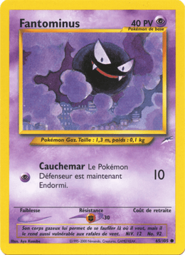 Fantominus 65/113 Pokémon Neo Destiny (N4)