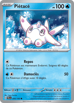 Piétacé 054/279 Pokémon Évolutions à Paldea (EV02)
