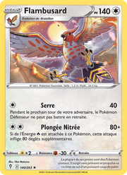 Flambusard 140/237 Pokémon Évolution Céleste (EVS)