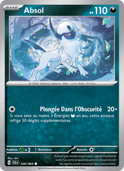 Absol 030/99 Pokémon Fable Nébuleuse (EV6.5)