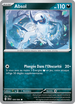Absol 030/99 Pokémon Fable Nébuleuse (EV6.5)