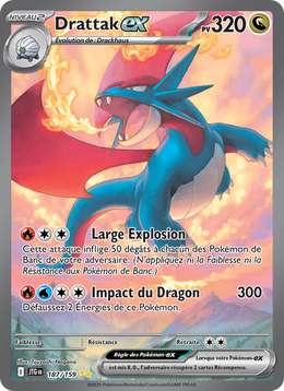 Drattak-ex - Salamence ex - Aventures Ensemble 187