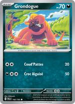 Grondogue 142/279 Pokémon Évolutions à Paldea (EV02)