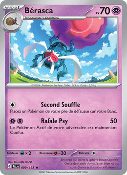 Bérasca 099/279 Pokémon Évolutions à Paldea (EV02)
