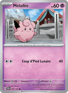 Mélofée 078/226 Pokémon Mascarade Crépusculaire (EV06)