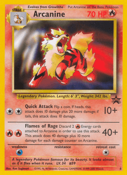 Arcanin 6/53 Pokémon Wizards Black Star Promos (WBSP)