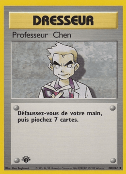Professeur Chen 88/102 Pokémon Set de Base (BS)