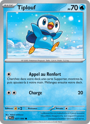 Tiplouf 027/130 Pokémon Flammes Fantasmagoriques (ME02)