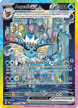 Aquali-ex 149/180 Pokémon Évolutions Prismatiques (EV8.5)