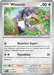 Wimessir 153/258 Pokémon Écarlate et Violet (EV01)