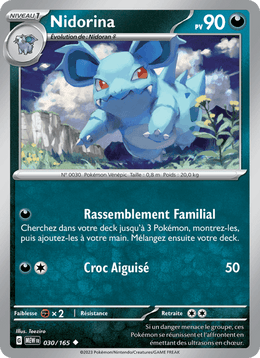 Nidorina 030/207 Pokémon 151 (MEW)