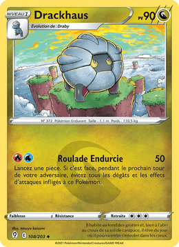 Drackhaus 108/237 Pokémon Évolution Céleste (EVS)