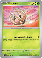 Virovent 022/279 Pokémon Évolutions à Paldea (EV02)