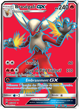 Braségali GX 153/183 — Pokémon Tempête Céleste (CES)