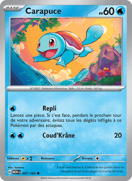 Carapuce 007/207 Pokémon 151 (MEW)