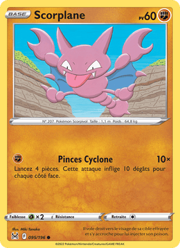 Scorplane 095/217 Pokémon Origine Perdue (LOR)