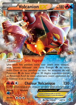 Volcanion EX 26/116 — Pokémon Offensive Vapeur (STS)