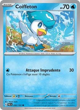 Coiffeton 050/279 Pokémon Évolutions à Paldea (EV02)