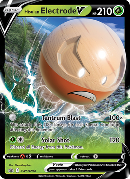 Électrode de Hisui V SWSH294/PROMO — Pokémon Promo Épée et Bouclier (SWSHP)