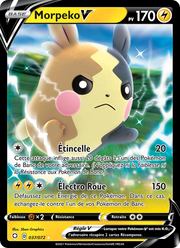 Morpeko V 37/195 — Pokémon Destinées Radieuses (SHF)