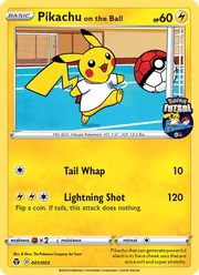 Pikachu on the Ball 1/5 Pokémon Pokémon Futsal 2020 (FUT)