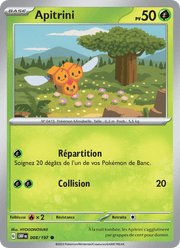 Apitrini 008/230 Pokémon Flammes Obsidiennes (EV03)