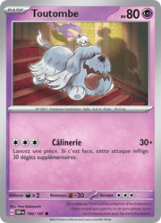 Toutombe 100/230 Pokémon Flammes Obsidiennes (EV03)