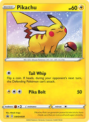 Pikachu SWSH039/PROMO — Pokémon Promo Épée et Bouclier (SWSHP)