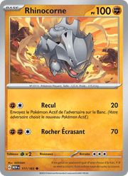 Rhinocorne 111/207 Pokémon 151 (MEW)