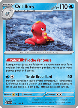 Octillery 034/266 Pokémon Faille Paradoxe (EV04)