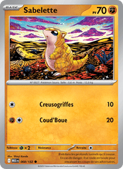 Sabelette 068/188 Pokémon Méga-Évolution (ME01)