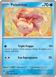 Poissirène 118/207 Pokémon 151 (MEW)