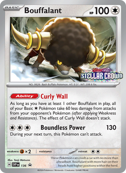 Frison 136/PROMO — Pokémon Promo Écarlate et Violet (SVP)