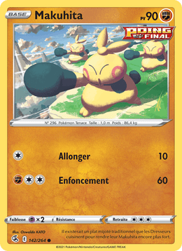 Makuhita 142/284 Pokémon Poing de Fusion (FST)