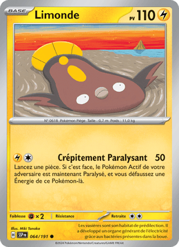 Limonde 064/252 Pokémon Étincelles Déferlantes (EV08)