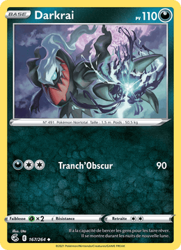 Darkrai 167/284 Pokémon Poing de Fusion (FST)