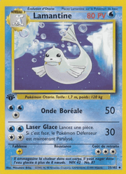 Lamantine 25/102 Pokémon Set de Base (BS)