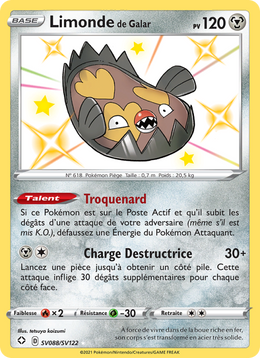 Limonde de Galar SV088/195 — Pokémon Destinées Radieuses (SHF)