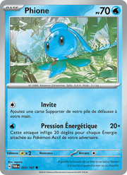 Phione 055/226 Pokémon Mascarade Crépusculaire (EV06)