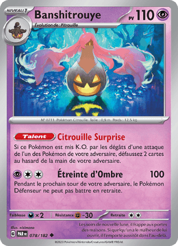Banshitrouye 078/266 Pokémon Faille Paradoxe (EV04)