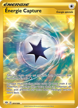 Énergie Capture 201/201 Pokémon Ténèbres Embrasées