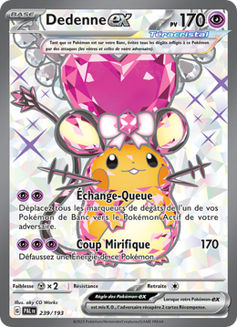 Dedenne-ex - Dedenne ex - Évolutions à Paldea 239