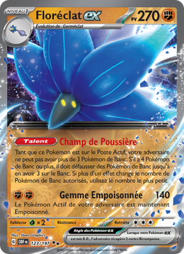 Floréclat-ex - Glimmora ex - Flammes Obsidiennes 123