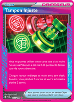 Tampon Injuste 165/226 Pokémon Mascarade Crépusculaire (EV06)
