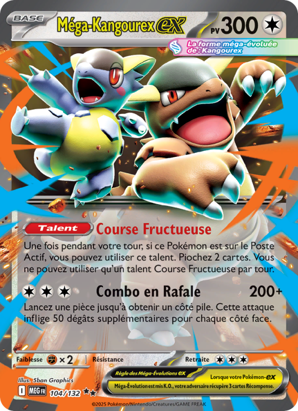 Méga-Kangourex-ex - Mega Kangaskhan ex - Méga-Évolution 104