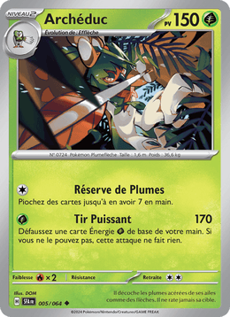 Archéduc 005/99 Pokémon Fable Nébuleuse (EV6.5)