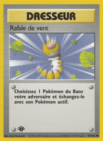 Rafale de vent 93/102 Pokémon Set de Base (BS)